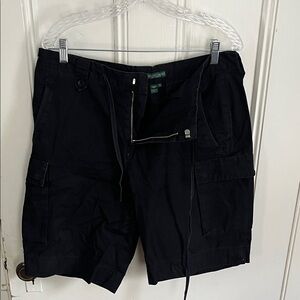 Lauren Ralph Lauren Black Cargo Shorts